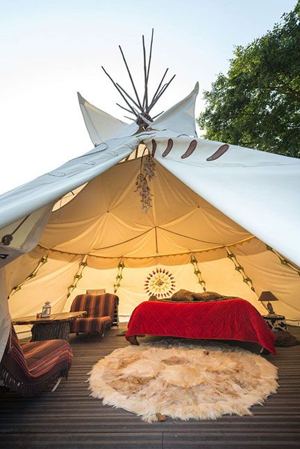 Nuit insolite dans un tipi au Domaine Arvor Nuit insolite dans un tipi au Domaine Arvor