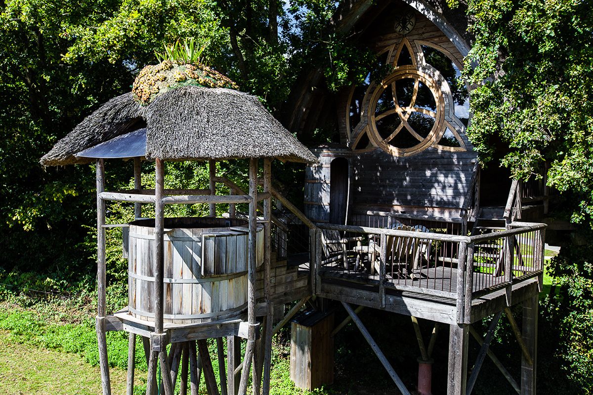 Domaine Arvor - Bretagne - Hutte gauloise